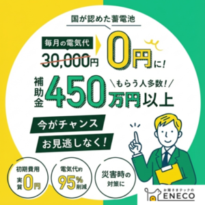 太陽光と蓄電池の導入なら【えねこ】