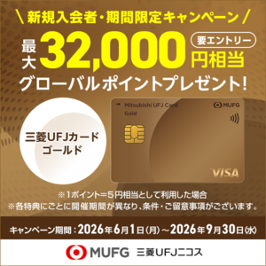 三菱ＵＦＪカード ゴールド